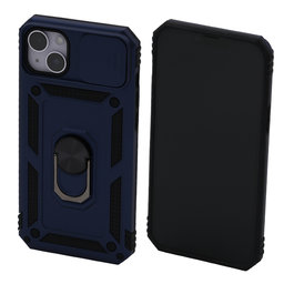 FixPremium - CamShield tok iPhone 14 Plus készülékhez, kék