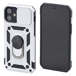 FixPremium - CamShield tok iPhone 12 mini készülékhez, fehér