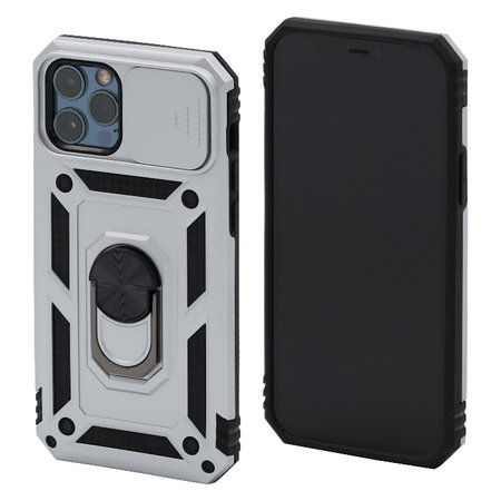 FixPremium - CamShield tok iPhone 12 és 12 Pro készülékhez, fehér