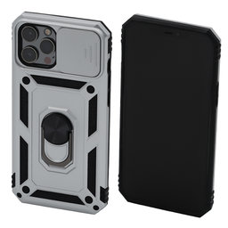 FixPremium - CamShield tok iPhone 12 Pro Max készülékhez, fehér
