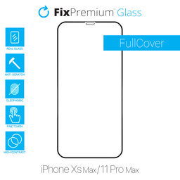 FixPremium FullCover Glass - Edzett üveg - iPhone XS Max és 11 Pro Max