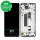 Xiaomi Mi 10T Lite 5G - LCD Kijelző + Érintőüveg + Keret (Pearl Gray) TFT