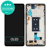 Xiaomi Poco F4 5G - LCD Kijelző + Érintőüveg + Keret (Night Black) OLED