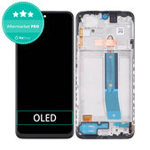 Xiaomi Redmi Note 11, 11S, Poco M4 Pro 4G - LCD Kijelző + Érintőüveg + Keret (Graphite Grey) OLED
