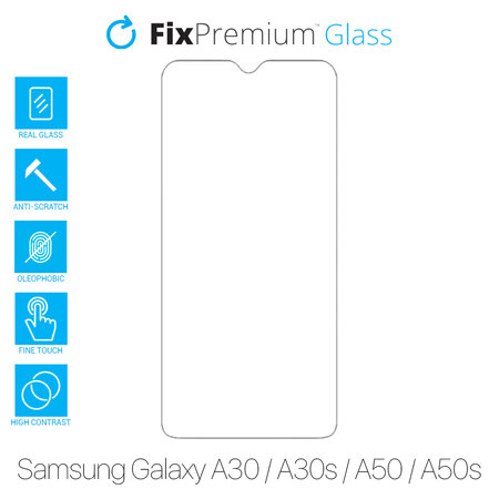 FixPremium Glass - Edzett üveg - Samsung Galaxy A30, A30s, A50 a A50s