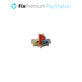 FixPremium - Retro Home Button - PS5 DualSense, fehér