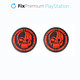 FixPremium - PS4/PS5 Skull Controller Grip Caps - 2 db-os készlet