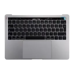 Apple MacBook Pro 13" A1706 (Late 2016 - Mid 2017) - Felső Billentyűzet Keret + Billentyűzet UK + Mikrofon + Trackpad + Hangszórók (Space Gray)