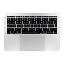 Apple MacBook Pro 13" A1708 (Late 2016 - Mid 2017) - Felső Billentyűzet Keret + Billentyűzet UK + Mikrofon + Trackpad + Hangszórók (Silver)