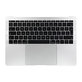 Apple MacBook Pro 13" A1708 (Late 2016 - Mid 2017) - Felső Billentyűzet Keret + Billentyűzet UK + Mikrofon + Trackpad + Hangszórók (Silver)