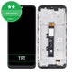 Motorola Moto G10 XT2127 - LCD Kijelző + Érintőüveg + Keret (Aurora Gray) TFT