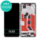 Honor 50 - LCD Kijelző + Érintőüveg + Keret (Midnight Black) OLED