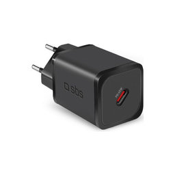 SBS - 45W Töltőadapter USB-C, PD, fekete