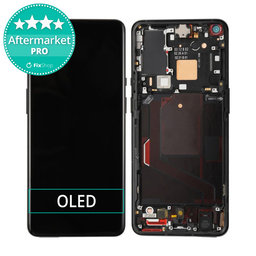 OnePlus 9 Pro - LCD Kijelző + Érintőüveg + Keret (Black) OLED