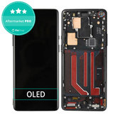 OnePlus 8 Pro - LCD Kijelző + Érintőüveg + Keret (Onyx Black) OLED