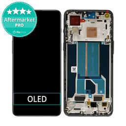 OnePlus Nord 2T CPH2399 CPH2401 - LCD Kijelző + Érintőüveg + Keret (Black) OLED