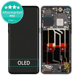 Oppo Find X5 Pro 5G - LCD Kijelző + Érintőüveg + Keret (Glaze Black) OLED