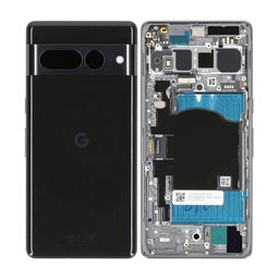 Google Pixel 7 Pro GP4BC GE2AE - Hátsó Ház (Obsidian) - G949-00295-01 Genuine Service Pack