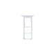 Samsung Galaxy A14 A145R - SIM Adapter (Silver) - GH81-23521A Genuine Service Pack