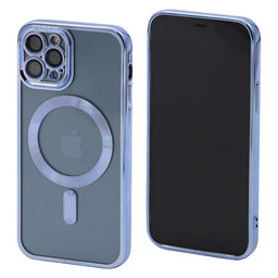 FixPremium - Crystal tok MagSafe készülékkel iPhone 12 Pro készülékhez, kék