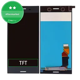 Sony Xperia XZ Premium Dual G8142 - LCD Kijelző + Érintőüveg (Deepsea Black) TFT