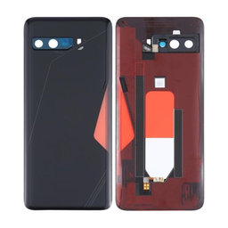 Asus ROG Phone 3 ZS661KS - Akkumulátor Fedőlap (Black Glare)