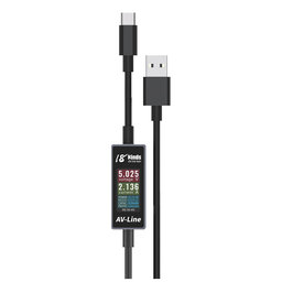 AV-Line - Intelligens Érzékelő Töltőkábel (USB-C - USB-A)