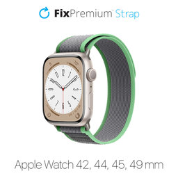 FixPremium - Szíj Trail Loop - Apple Watch (42, 44, 45 és 49mm), türkiz
