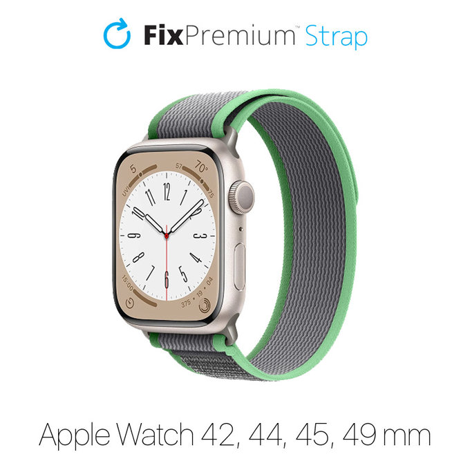 FixPremium - Szíj Trail Loop - Apple Watch (42, 44, 45 és 49mm), türkiz