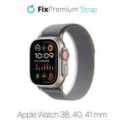 FixPremium - Szíj Trail Loop - Apple Watch (38, 40 és 41mm), szürke