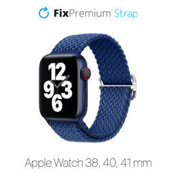 FixPremium - Szíj Solo Loop - Apple Watch (38, 40 és 41mm), dark blue
