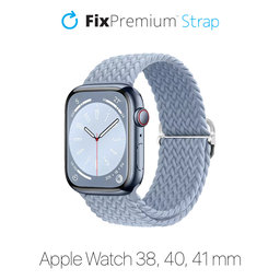 FixPremium - Szíj Solo Loop - Apple Watch (38, 40 és 41mm), light blue