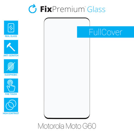 FixPremium FullCover Glass - Edzett üveg - Motorola Moto G60