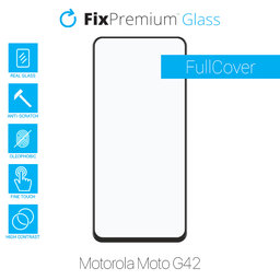 FixPremium FullCover Glass - Edzett üveg - Motorola Moto G42