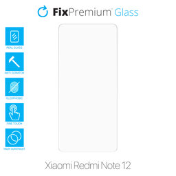 FixPremium Glass - Edzett üveg - Xiaomi Redmi Note 12