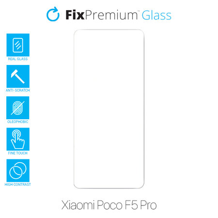 FixPremium Glass - Edzett üveg - Poco F5 Pro