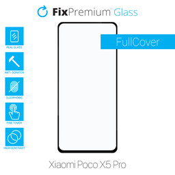 FixPremium FullCover Glass - Edzett üveg - Poco X5 Pro
