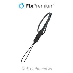 FixPremium - Heveder - AirPods Pro 2, fekete