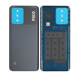 Xiaomi Redmi Note 12 5G - Akkumulátor Fedőlap (Onyx Gray) - 1610111000717C Genuine Service Pack