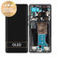Motorola Edge 40 Pro - LCD Kijelző + Érintőüveg + Keret (Interstellar Black) - 5D68C21986 Genuine Service Pack