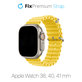 FixPremium - Szíj Ocean Loop - Apple Watch (38, 40 és 41mm), sárga