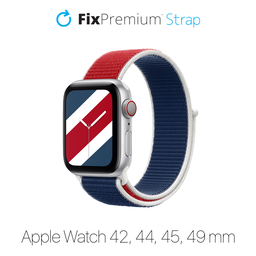 FixPremium - Nylon Szíj - Apple Watch (42, 44, 45 és 49mm), international