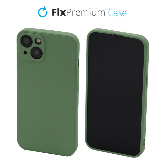 FixPremium - Tok Rubber - iPhone 13 és 14, zöld
