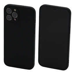 FixPremium - Tok Rubber - iPhone 12 Pro Max, fekete
