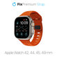 FixPremium - Szíj Sport Silicone - Apple Watch (42, 44, 45 és 49mm), narancs