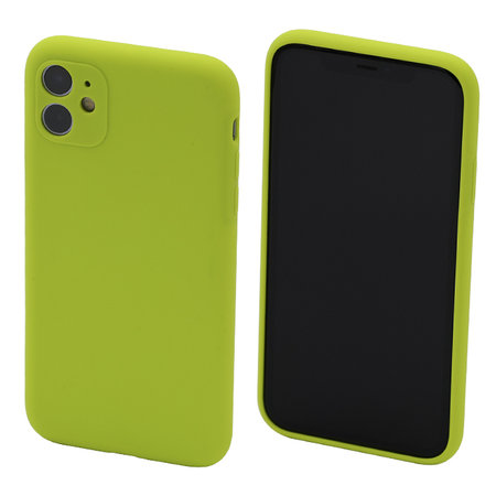 FixPremium - Szilikon Tok - iPhone 11, neon green