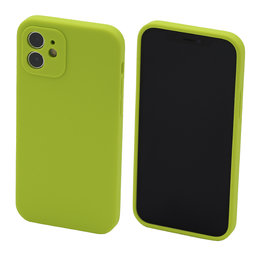 FixPremium - Szilikon Tok - iPhone 12, neon green