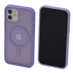 FixPremium - Tok Clear a MagSafe-el - iPhone 12 és 12 Pro, lila