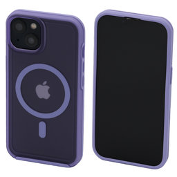 FixPremium - Tok Clear a MagSafe-el - iPhone 14, lila