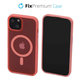 FixPremium - Tok Clear a MagSafe-el - iPhone 14, peach pink